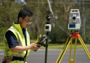 Leica Robotic Total Station with AP20 detal pole